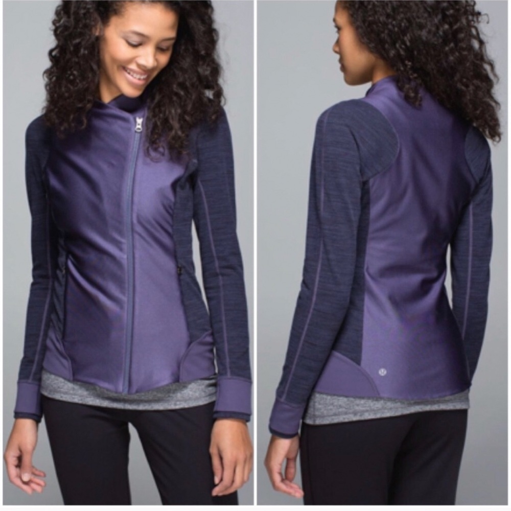 NWOT Lululemon Athletica Purple zip up jacket